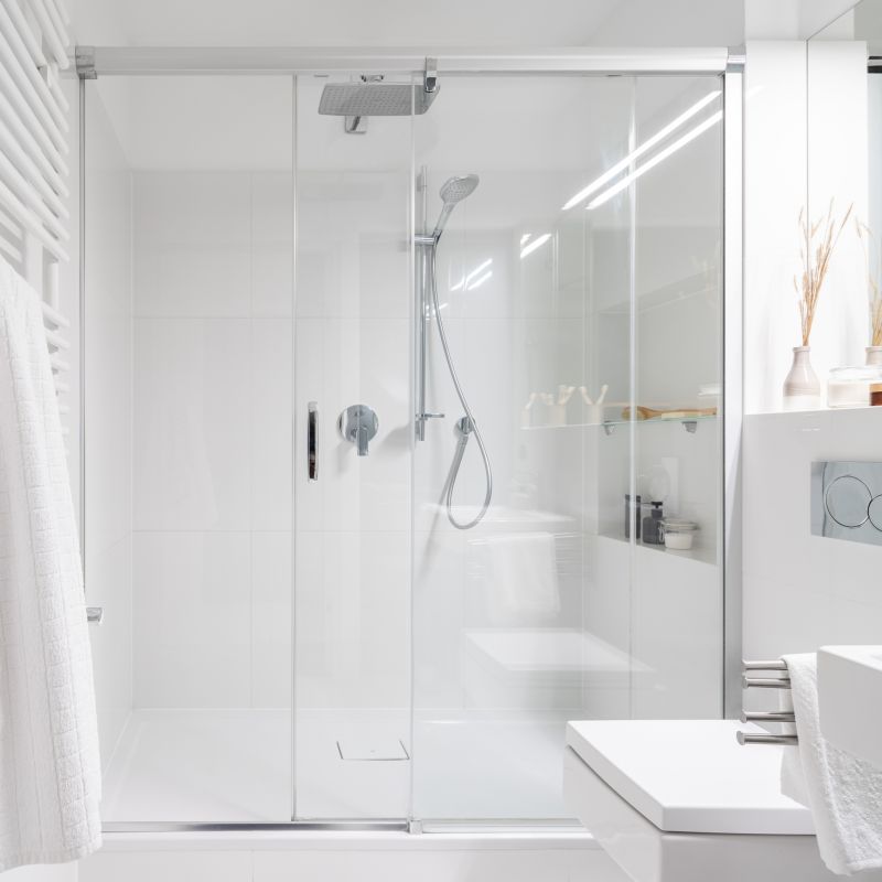 Elegant Shower with Rainhead